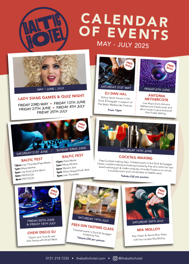 May - July 2025 Calendar of Events
