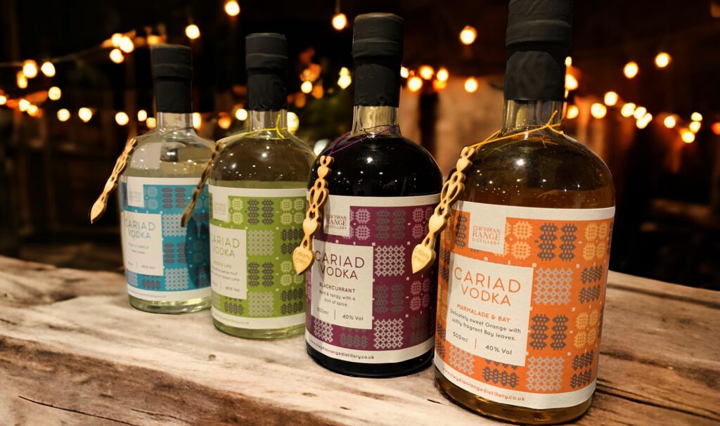 Vodka and Gin from Clywdian Range Distillery